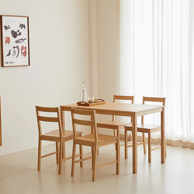 Подходят ли бамбуковые обеденные столы как для внутреннего, так и для наружного использования?