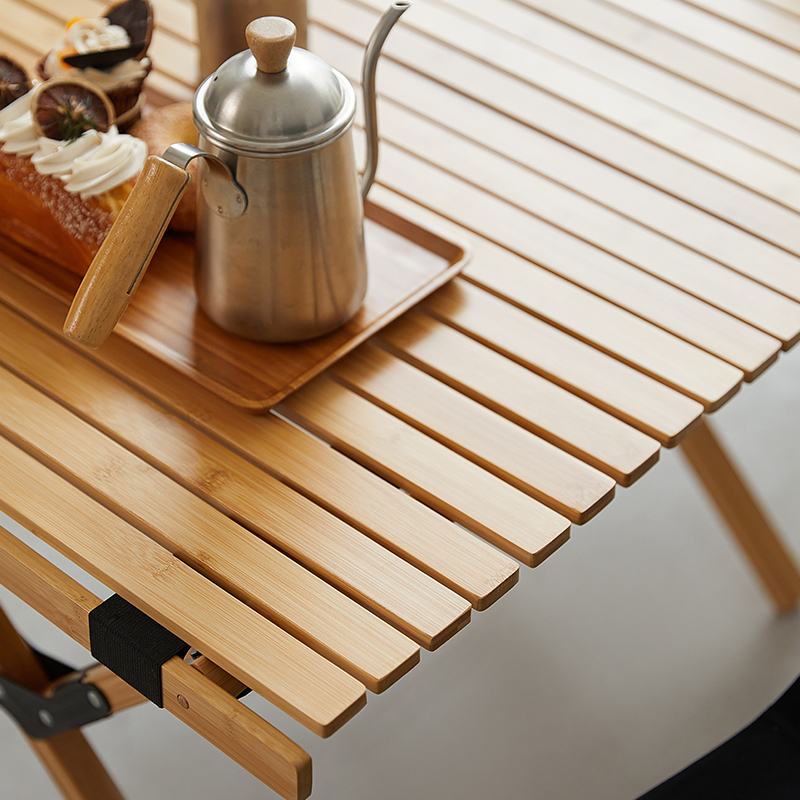 Бамбуковый стол для яичных рулетов
